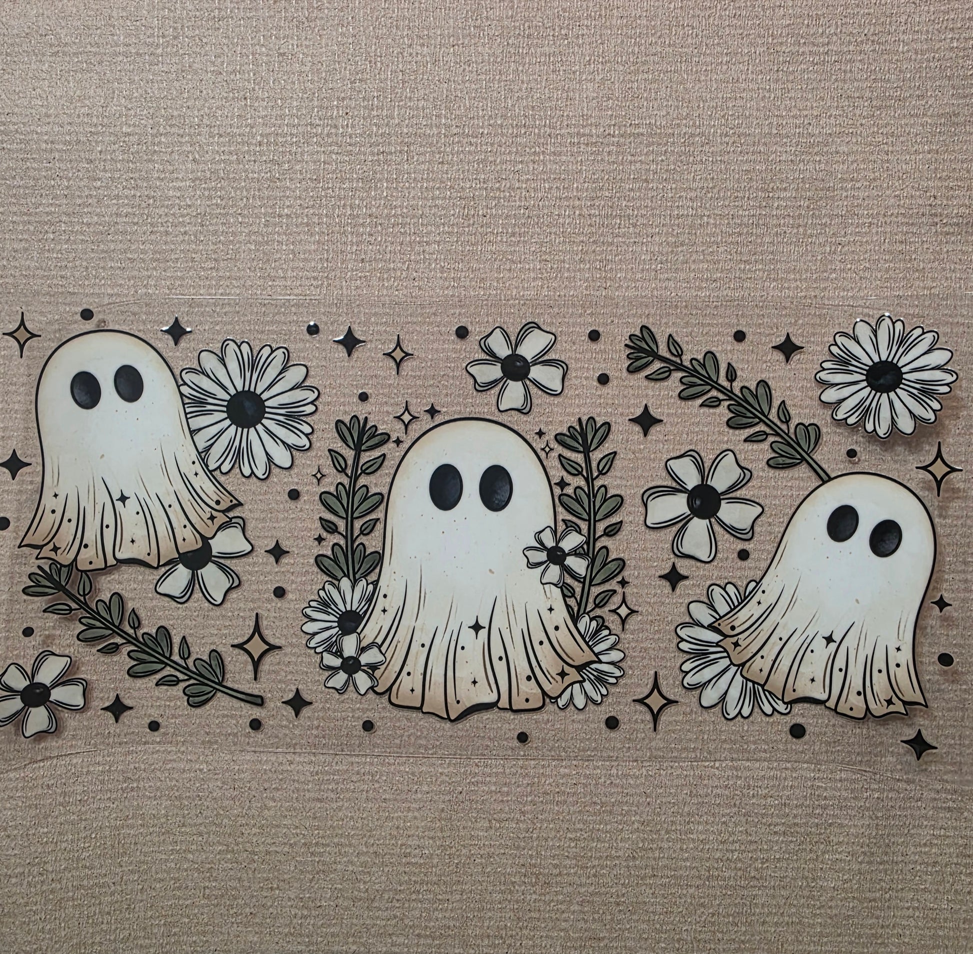 Ghosts with stems & flowers