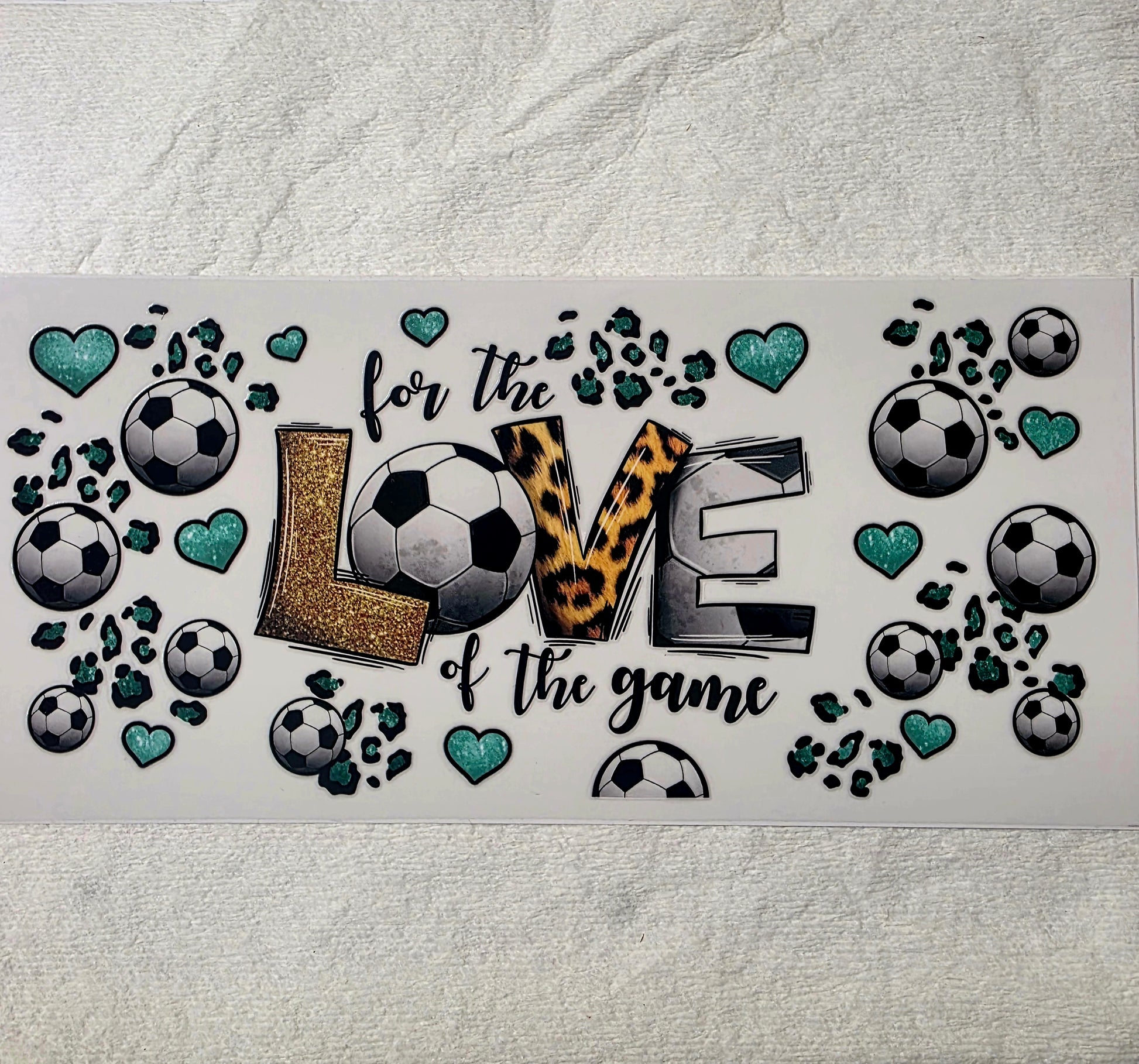 For the love of the game soccer