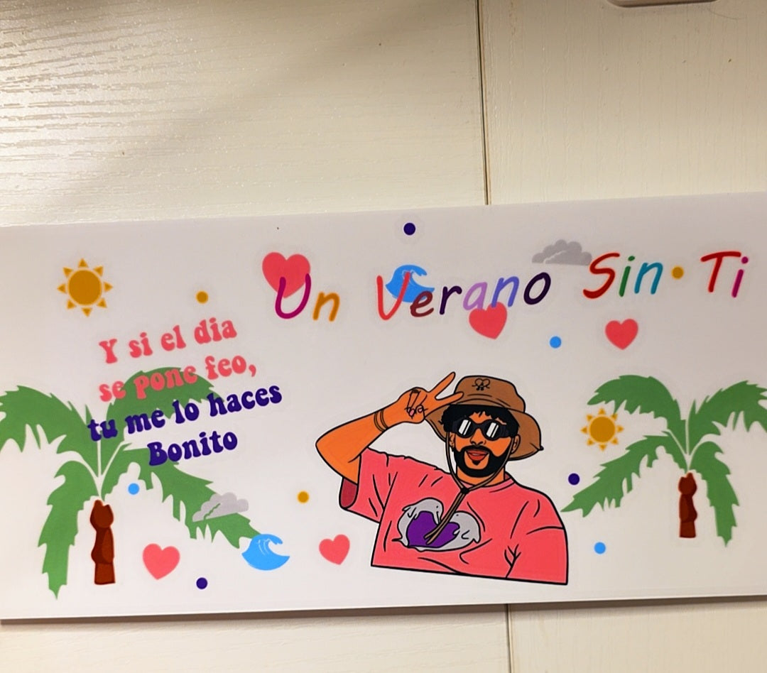 Bad bunny peace sign