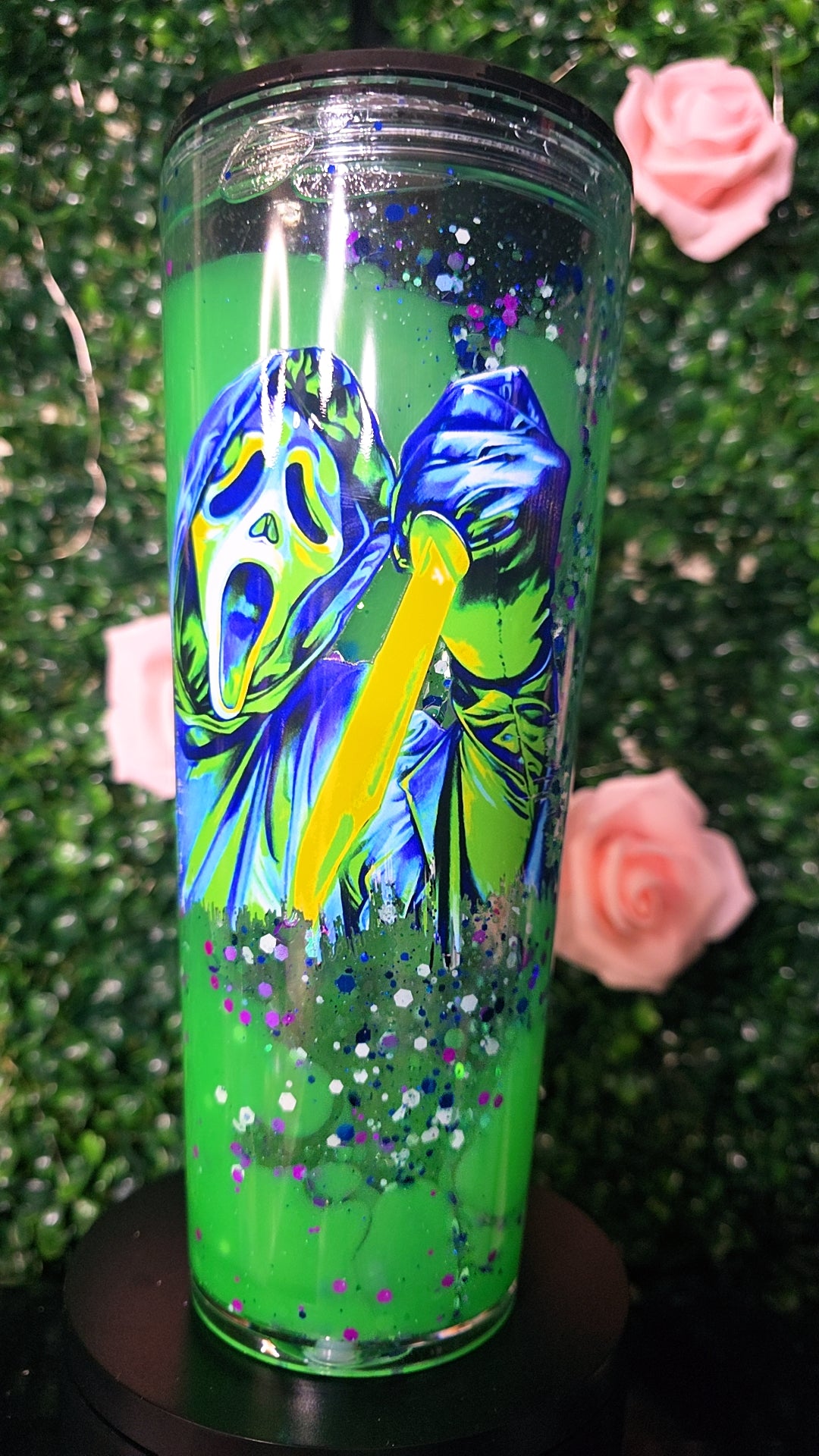 Ghost face glow in the dark