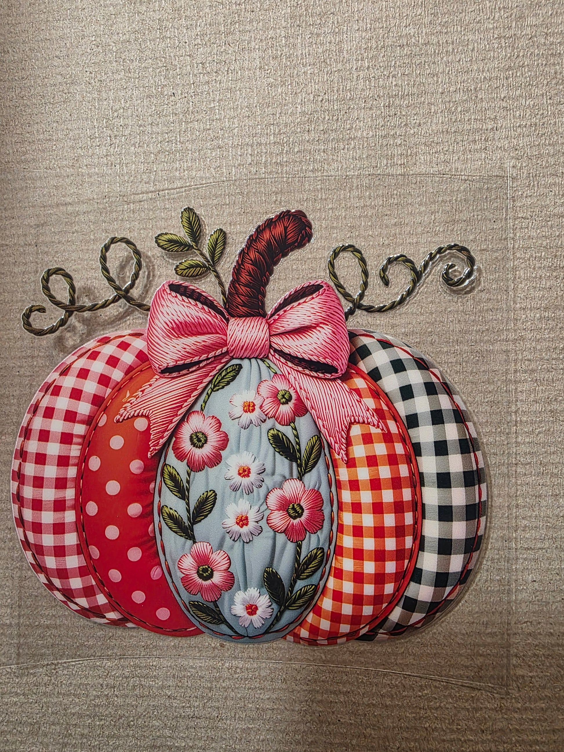 4 inch Patchy Pumpkin