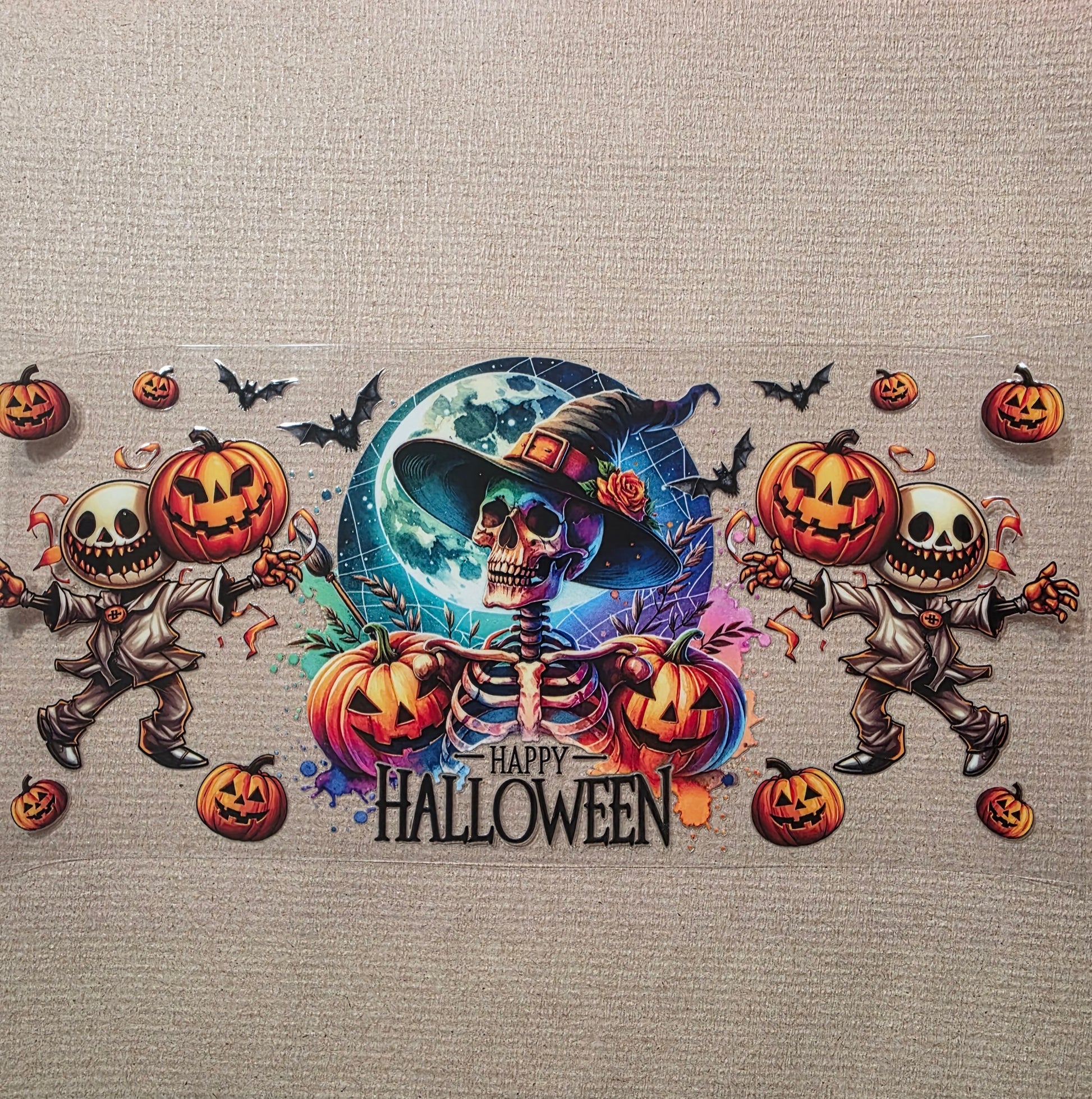 Happy halloween skeleton