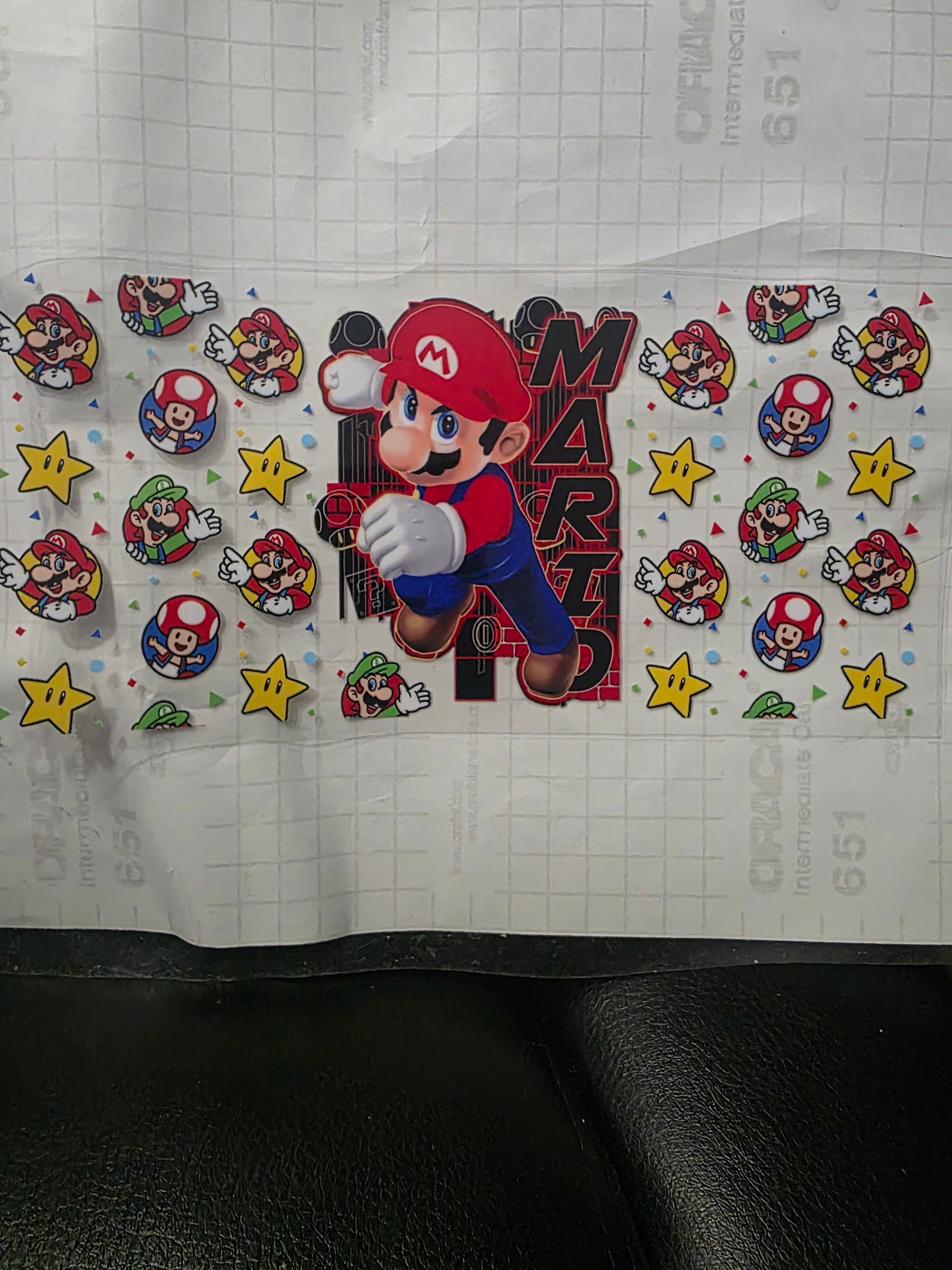 Mario & mushrooms & stars