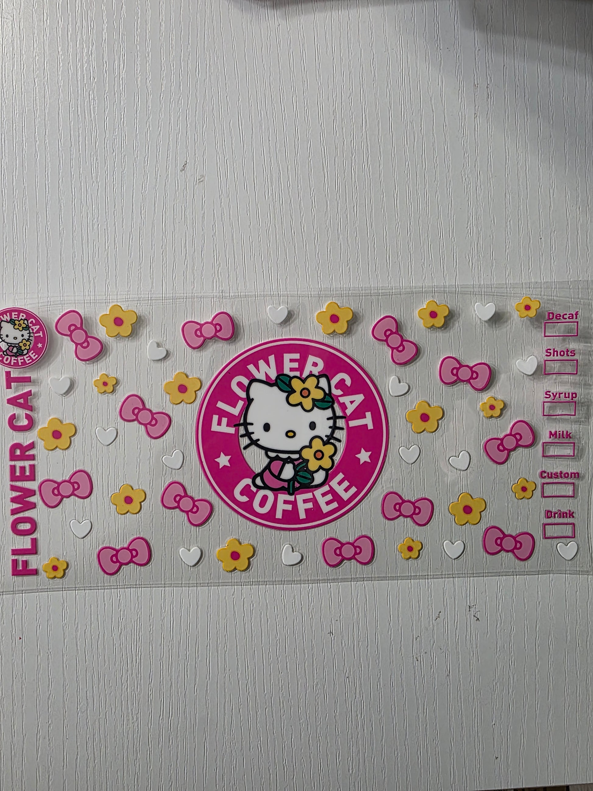 Hello kitty Flowercat coffee