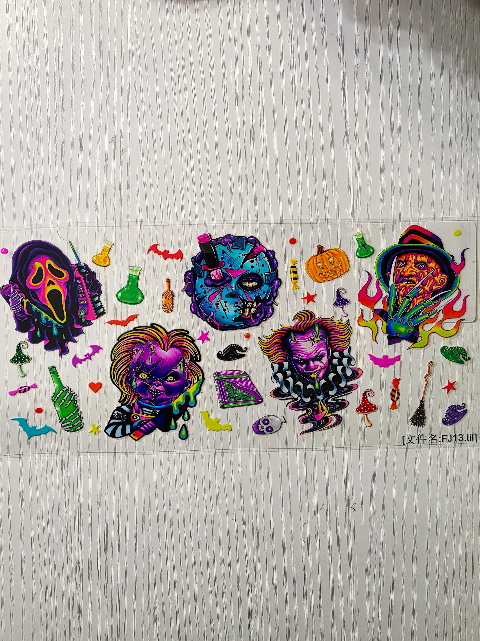 Ghostface,chucky,jason,IT, & freddy