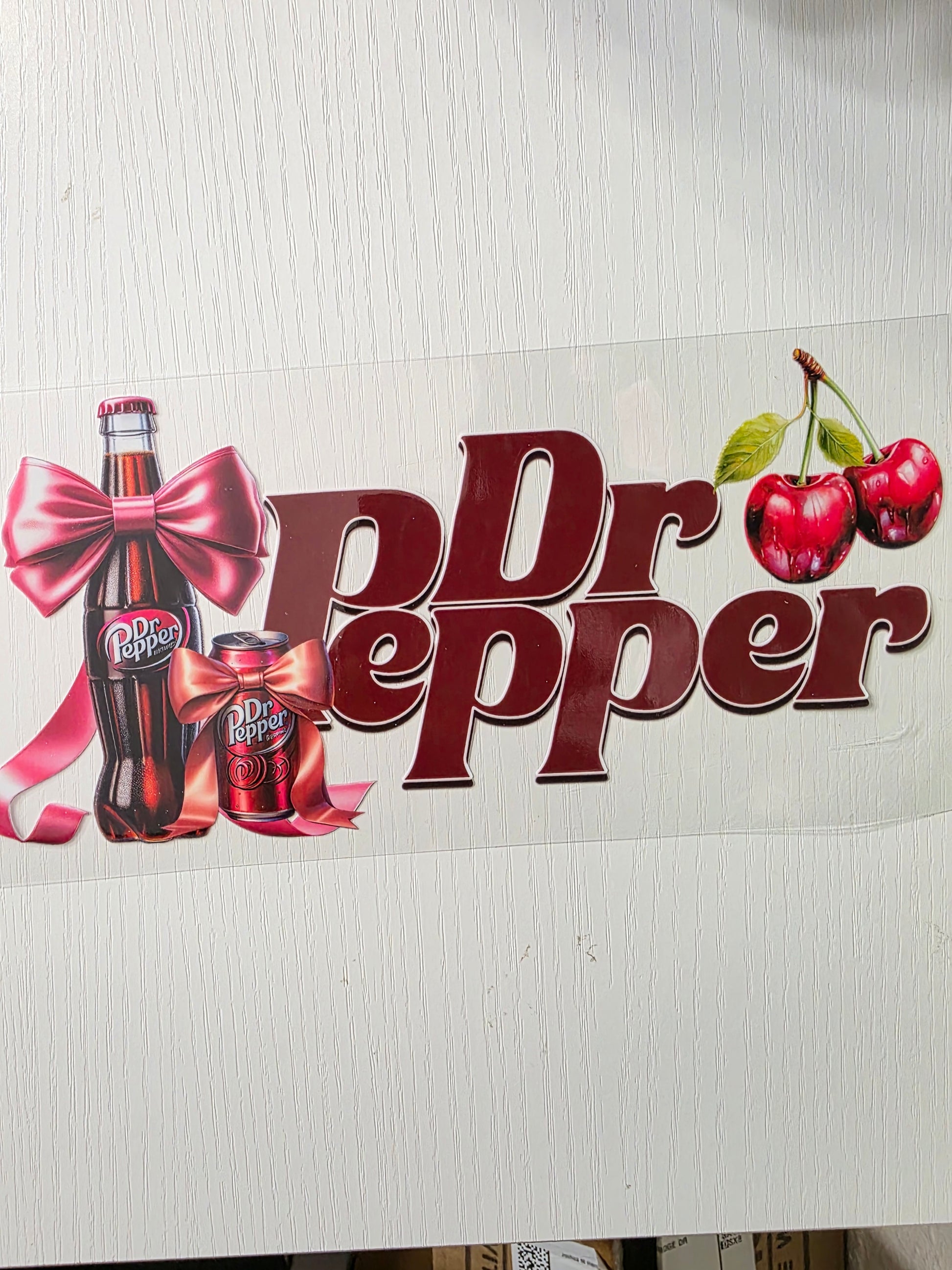 Dr Pepper and cherries
