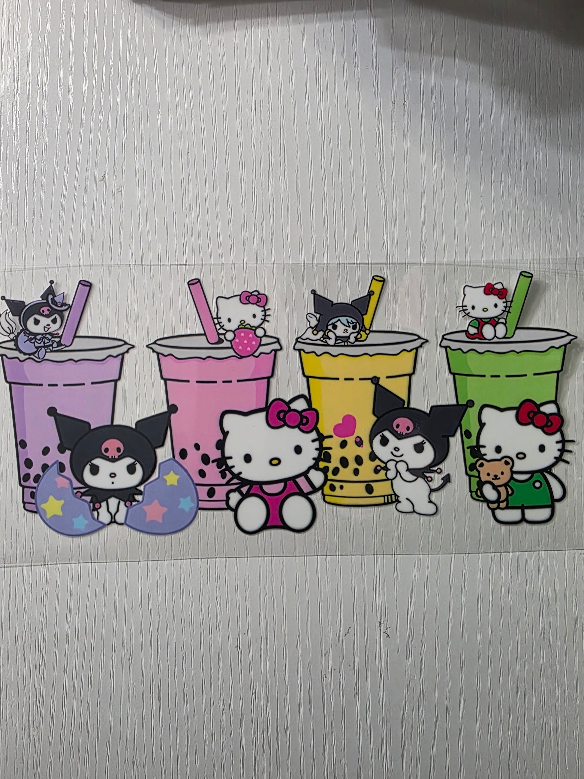 Hello kitty & kuromi bobas